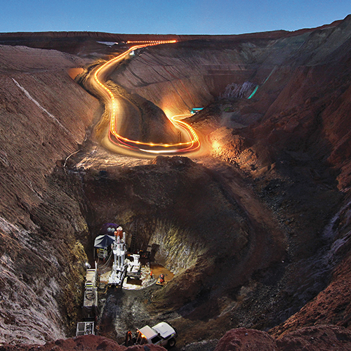 Image de project - foreuses Fosterville - surface et souterraines